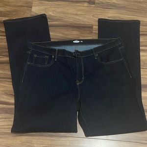 Old Navy curvy bootcut dark wash jeans